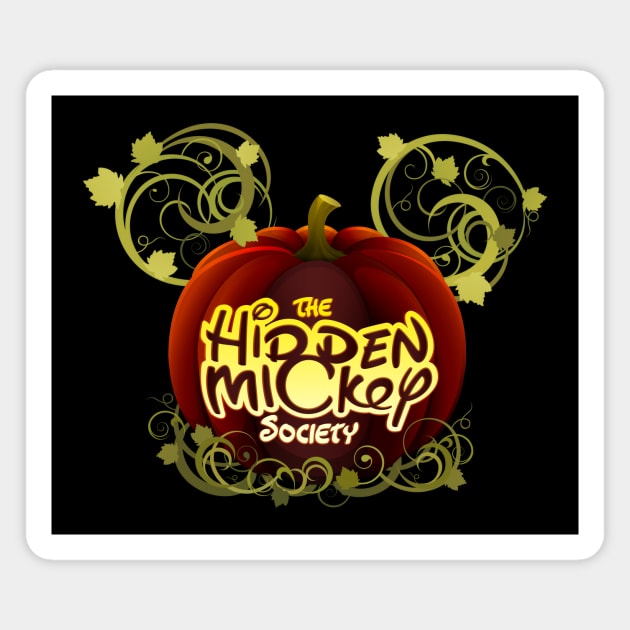 HMS Pumpkin with Vines Logo Magnet by hiddenmickeysociety